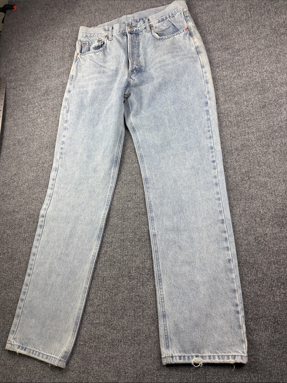 Japanese Levi's 501 Light Blue Jeans, Size 30x32 - Picture 3 of 14